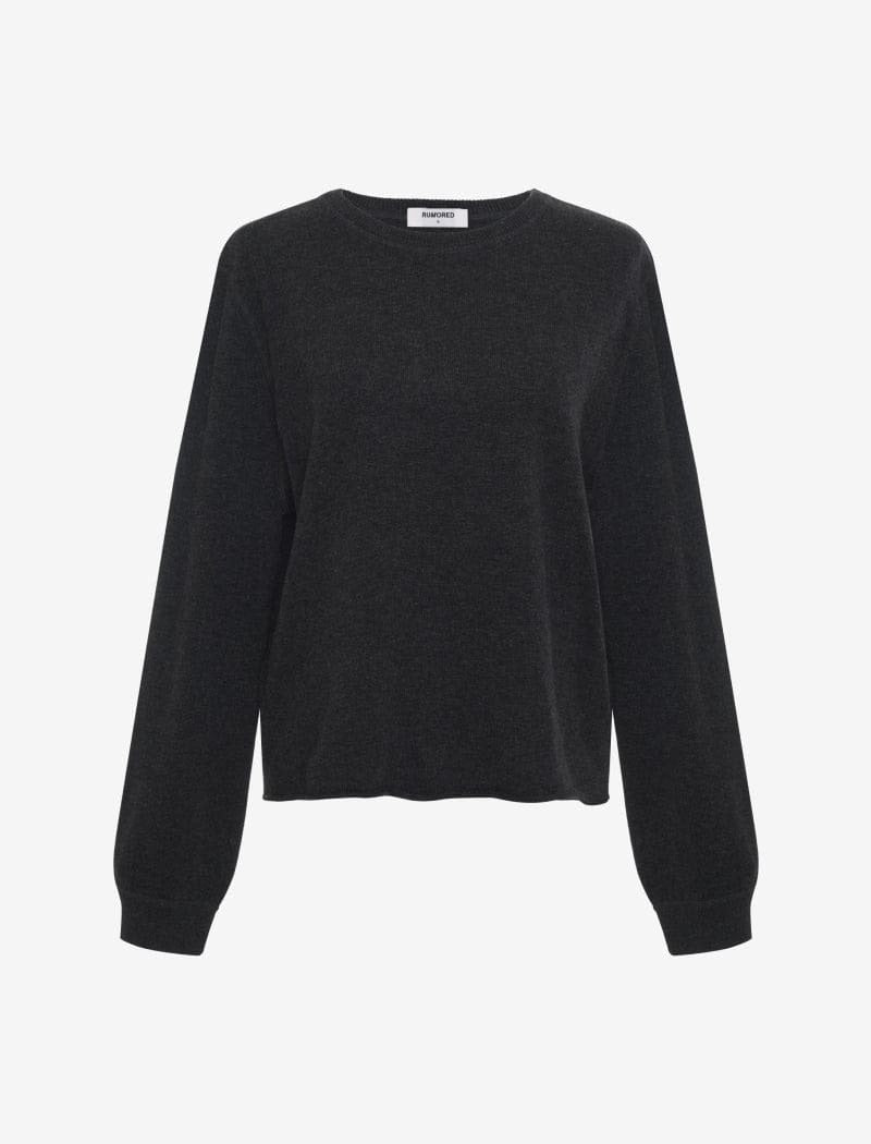 Classic Washed Black Everyday Sweater