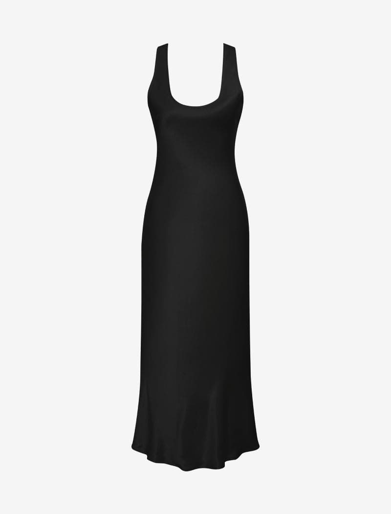 Black Midi Dress for Women - Stylish & Versatile