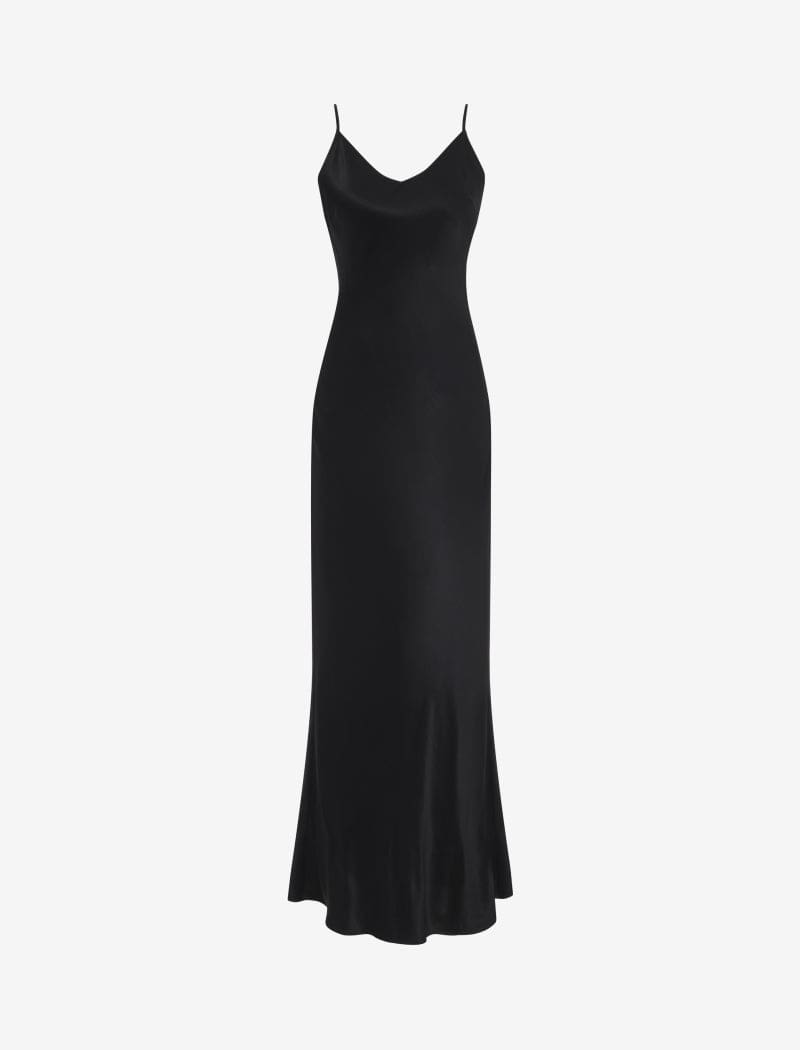 Black Maxi Dress for Low Tide Occasions