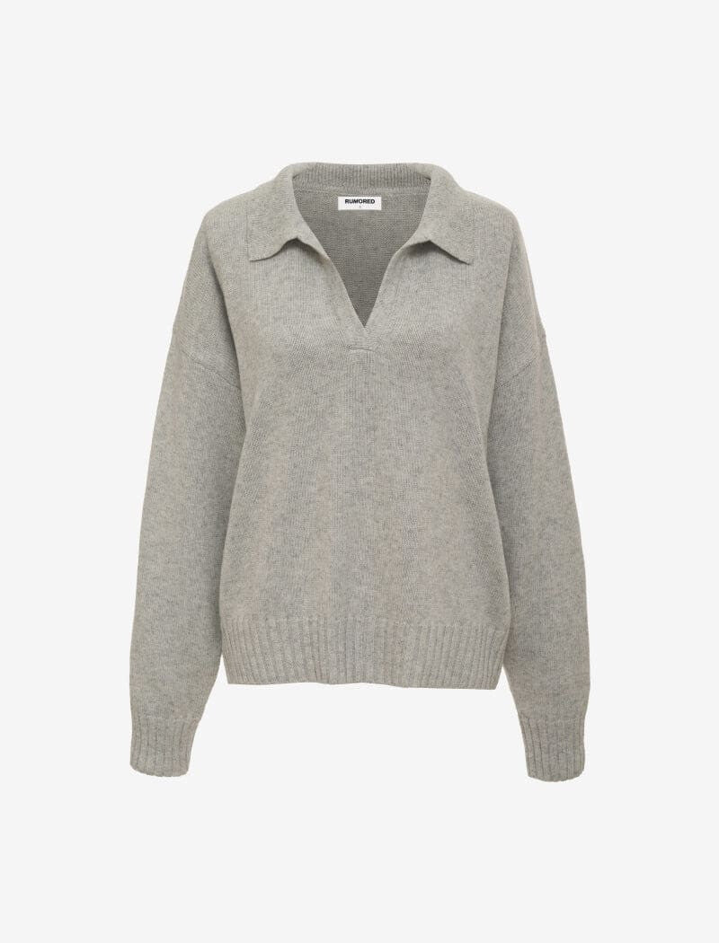 Pearl Gray Delancey Sweater – Soft Knit Pullover