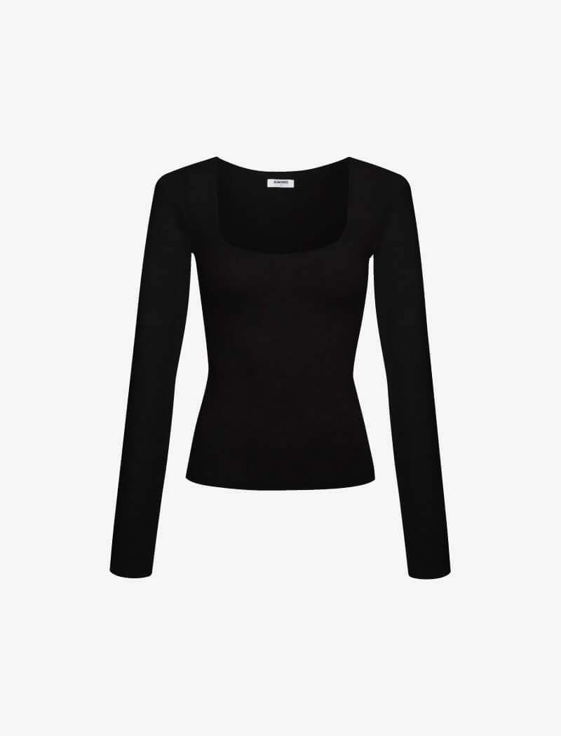 Black Long Sleeve Shirt for Everyday Wear