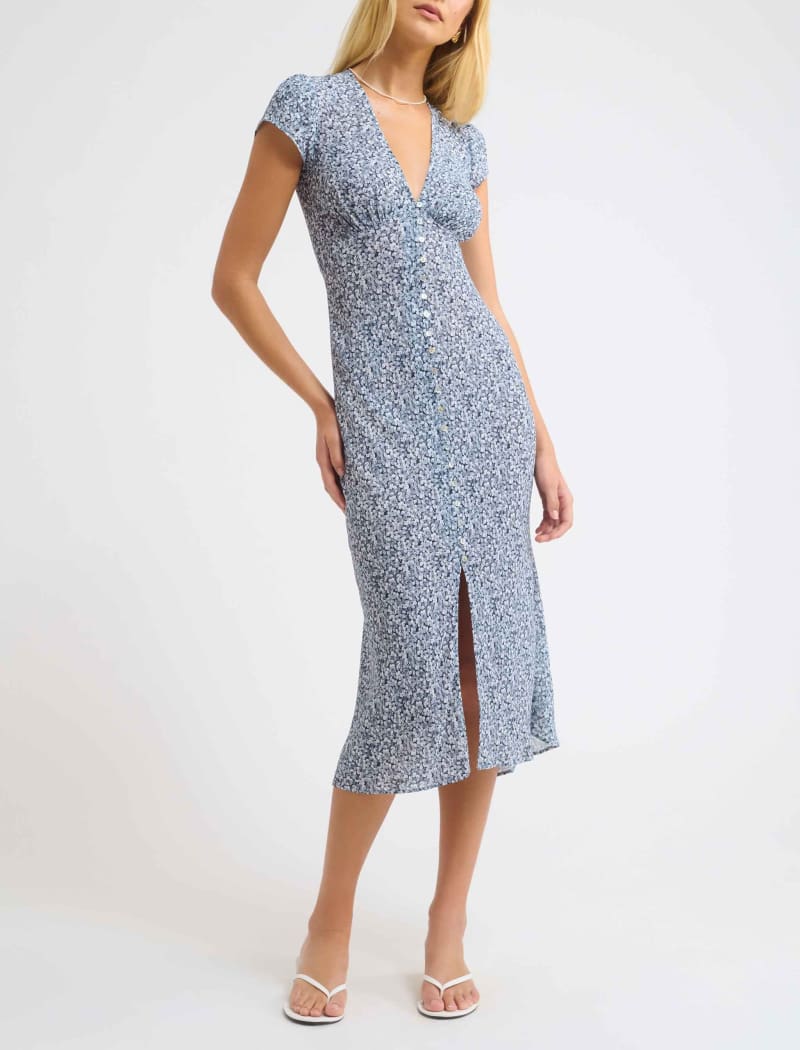 Everest Floral Indio Midi Dress – Boho Chic Style