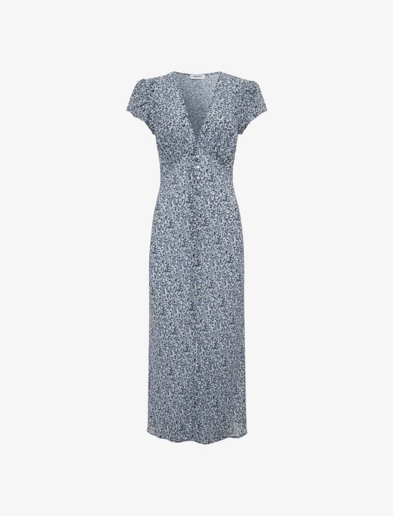 Everest Floral Indio Midi Dress – Boho Chic Style