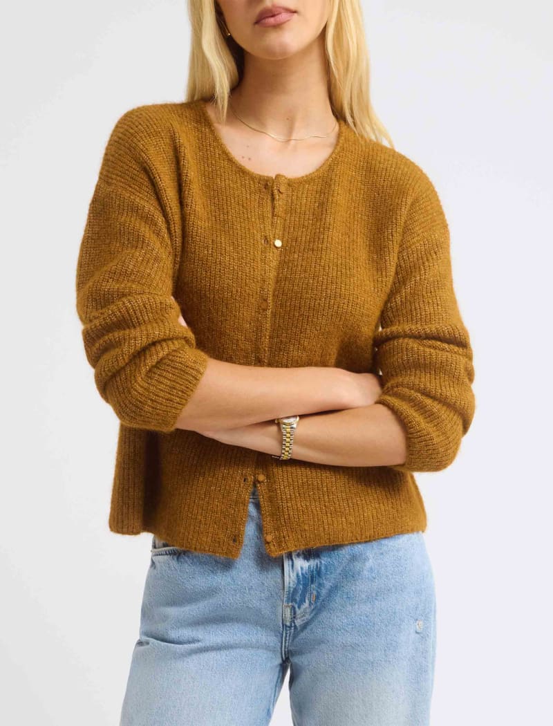 Camel Newport Cardigan for Men & Women