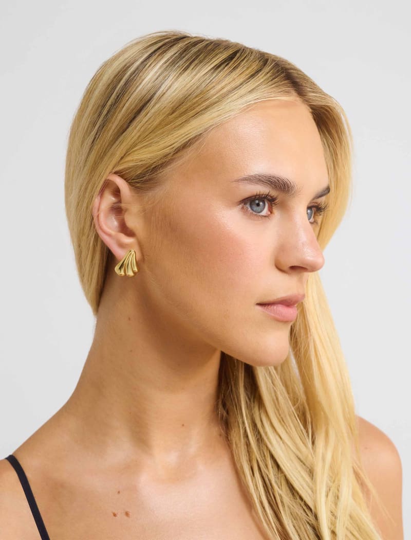 Gold Stud Earrings | Angel Of Mine Collection