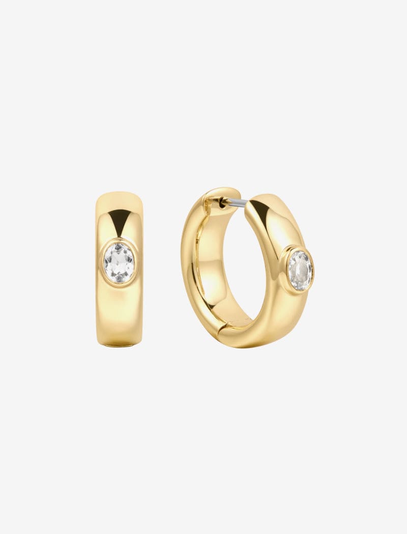Sonny Huggies 24K Gold Plated Earrings
