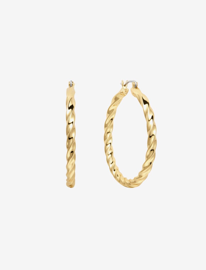 Gold Hoop Earrings by Cher