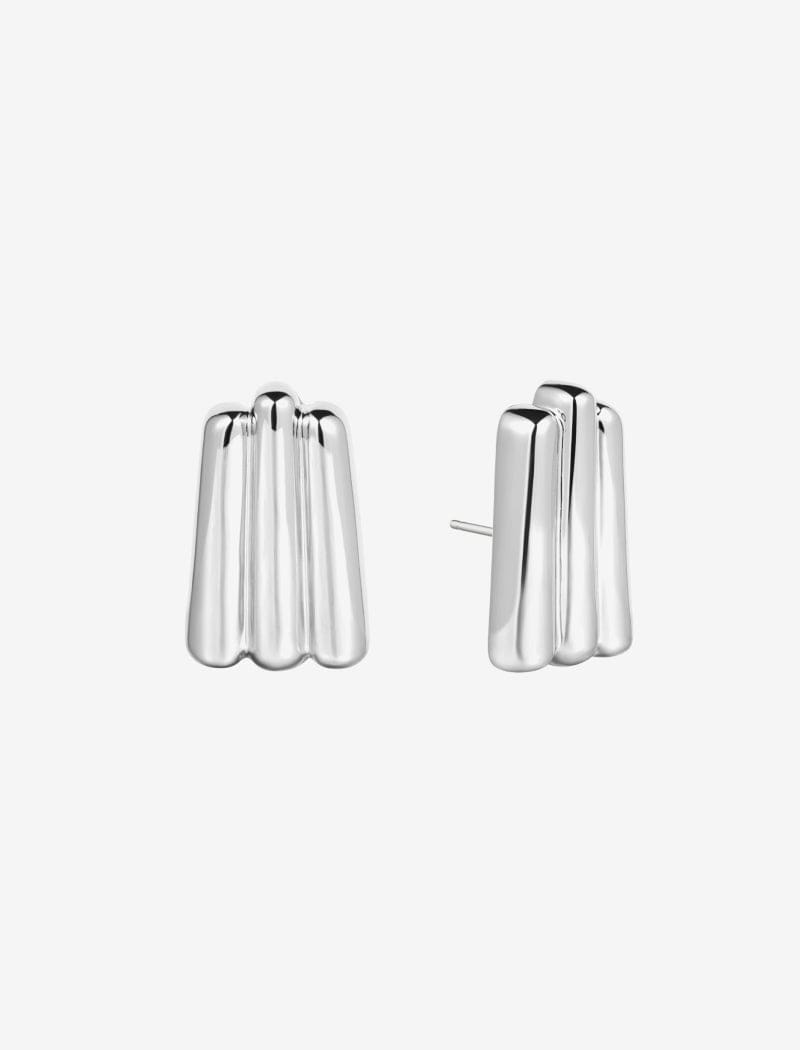 Silver Roxanne Stud Earrings for Women