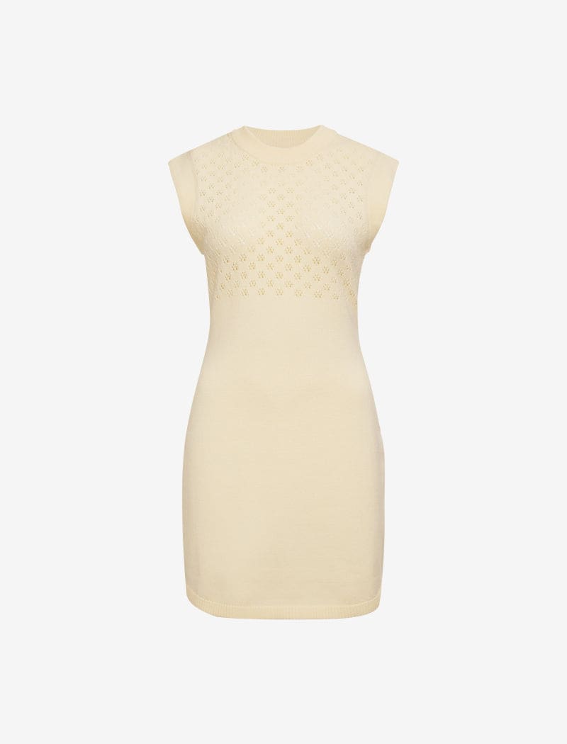 Ivory Birkin Mini Dress – Elegant & Timeless