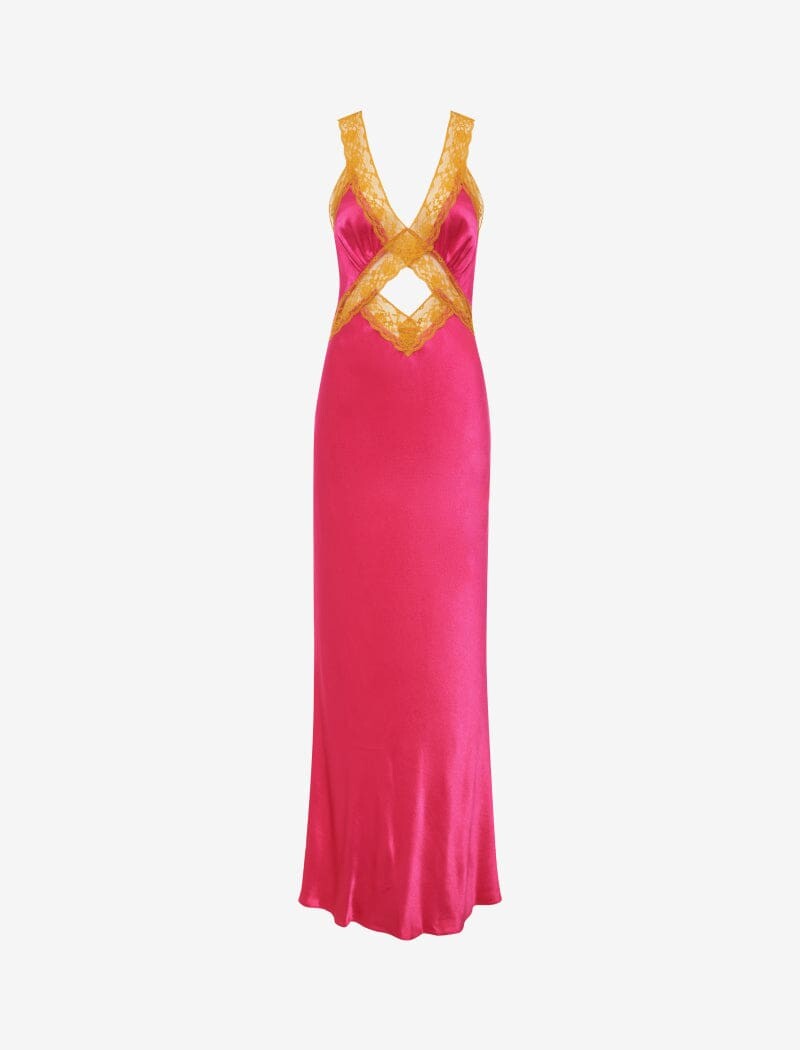 Fuchsia Crossroads Maxi Dress - Flowy & Stylish