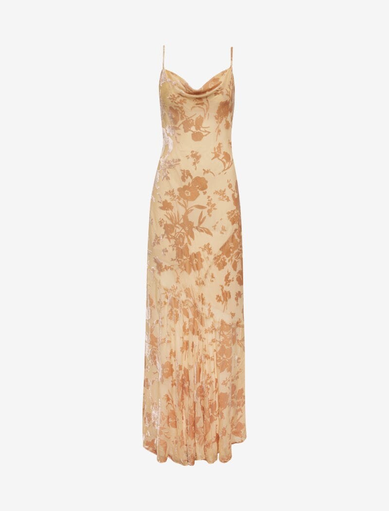 Blush Devore Maxi Dress by Santeria