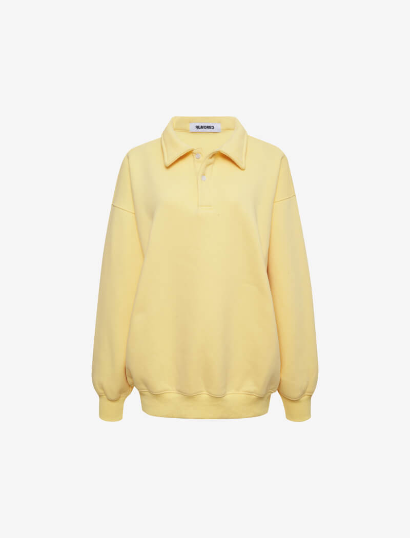 Buttercream Airport Crewneck Sweatshirt