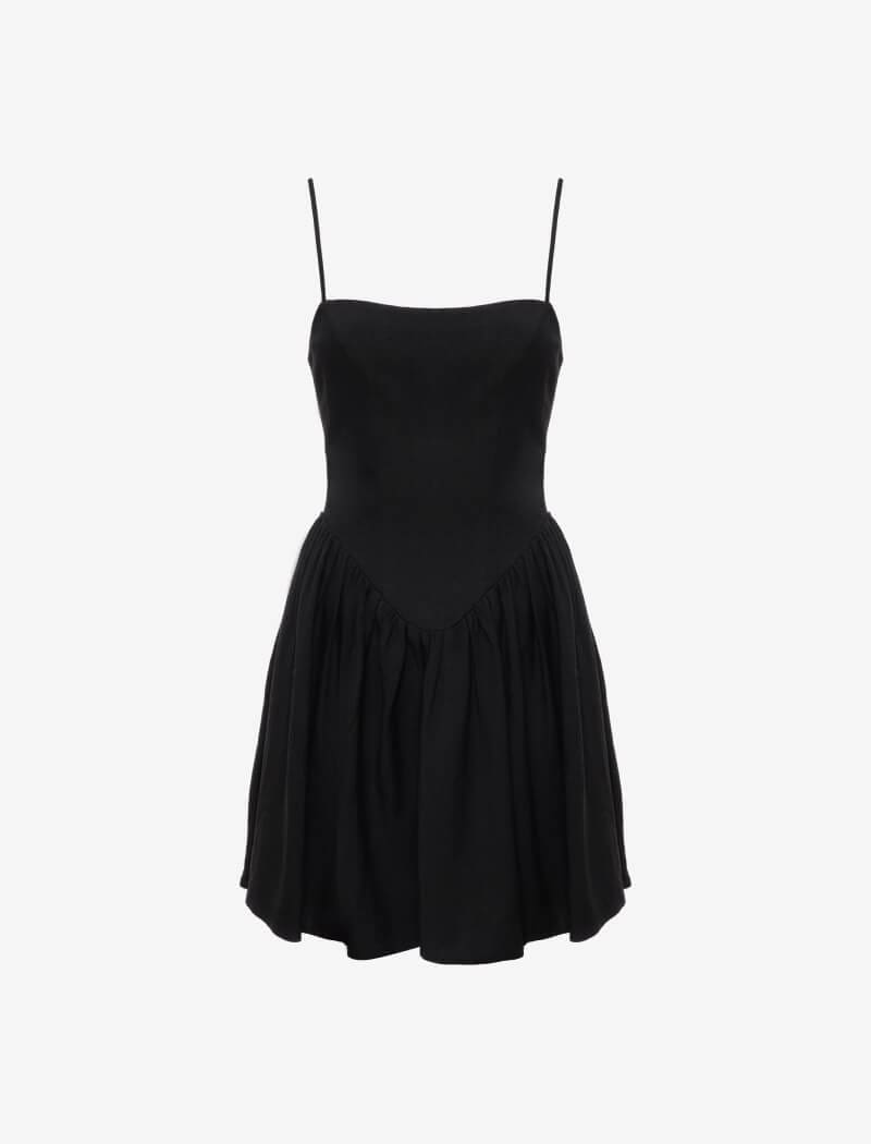 Black Nantucket Mini Dress - Casual Chic Style