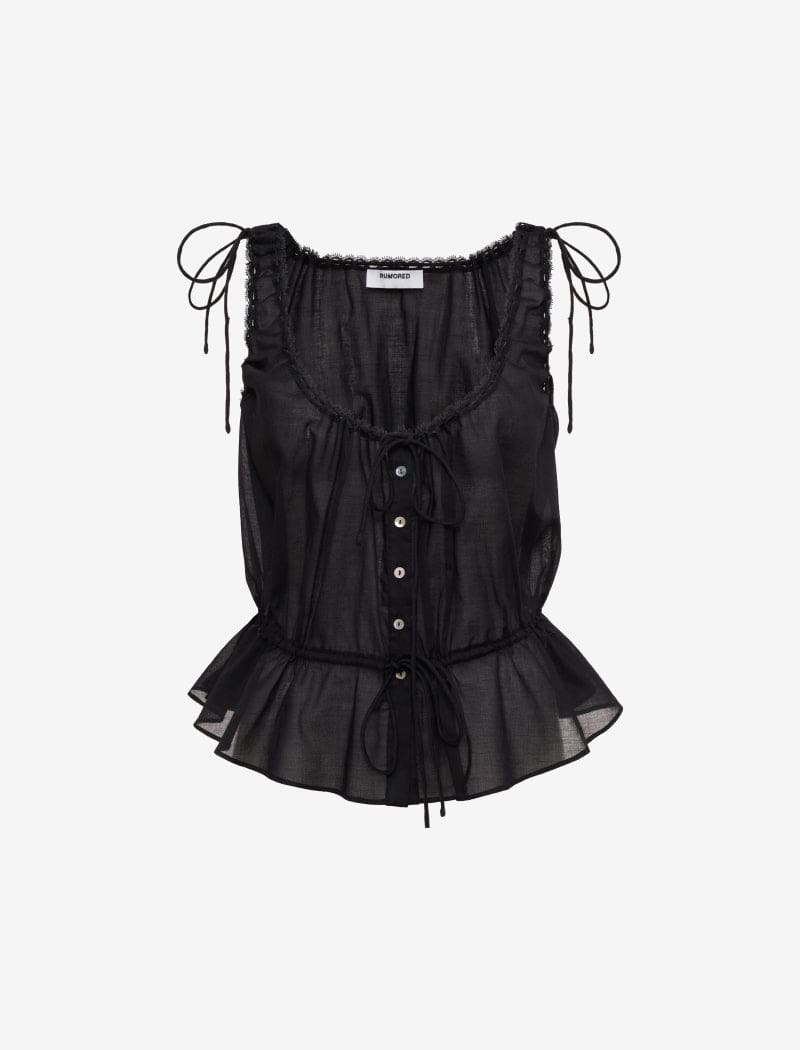 Black Rosemary Top - Stylish & Versatile