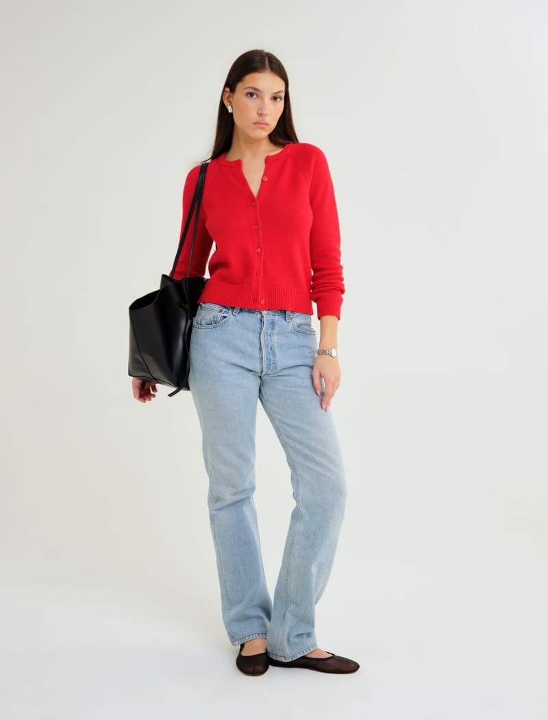 Rose-Colored Seabrook Cardigan for Women