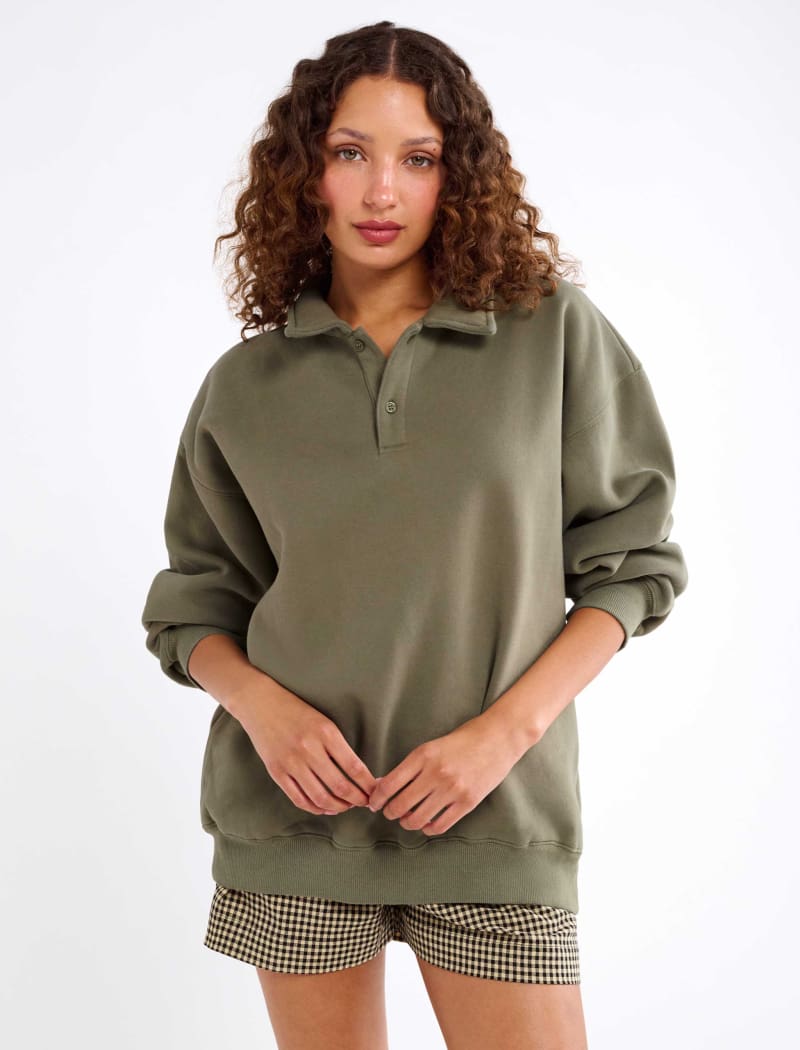 Sandstone Airport Crewneck Sweatshirt
