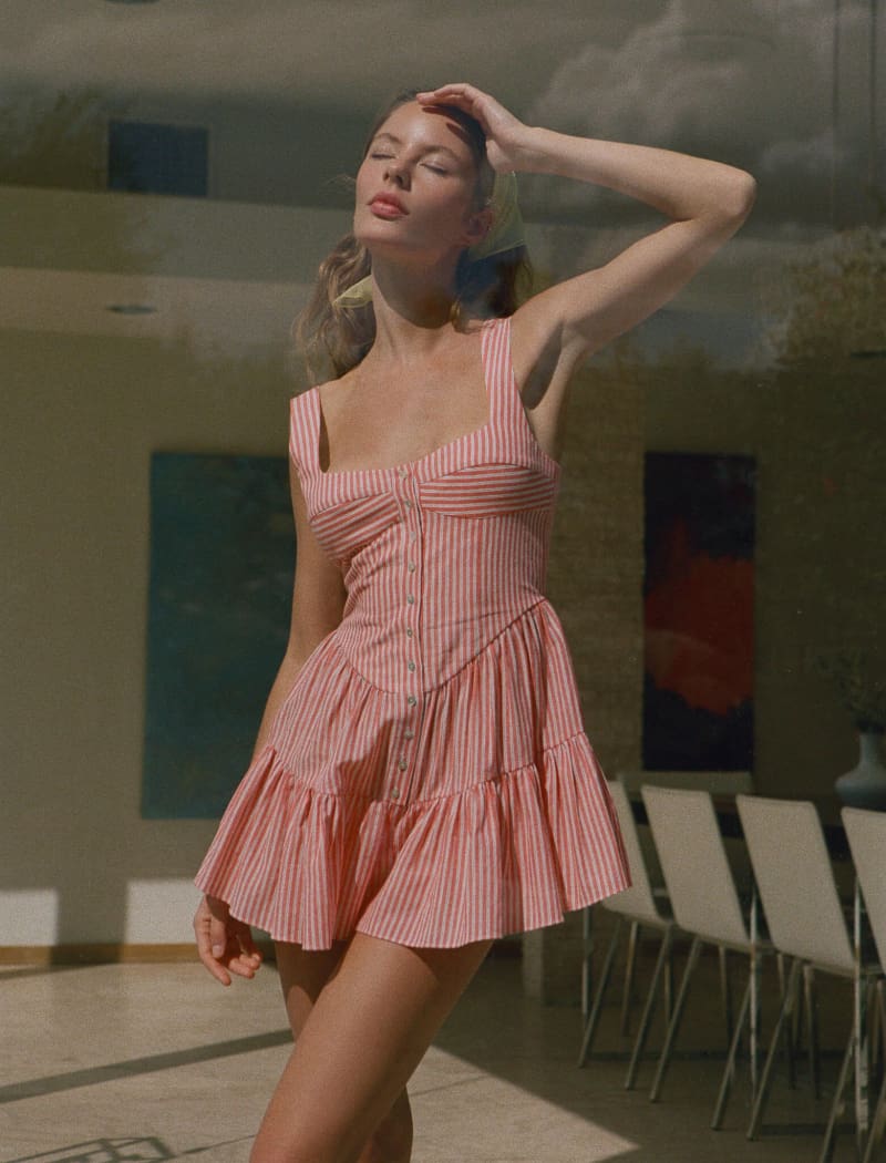 Striped Sundown Romper for Summer