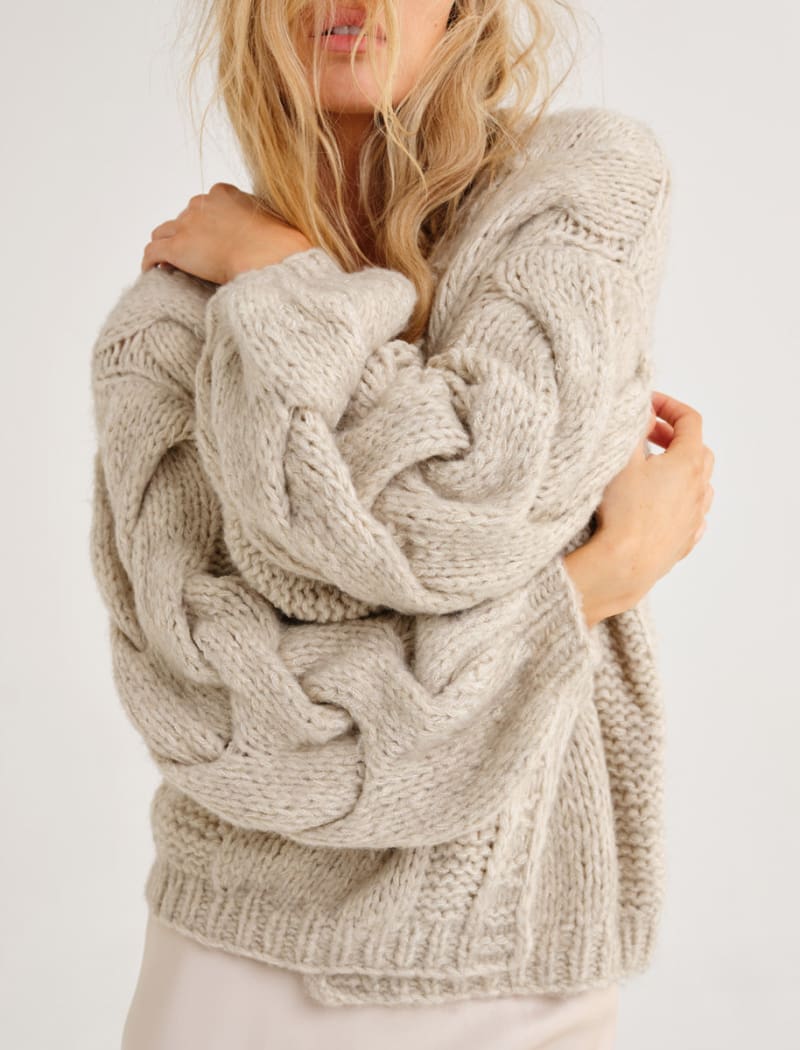 Oat Mimi Cardigan – Soft & Stylish Knitwear