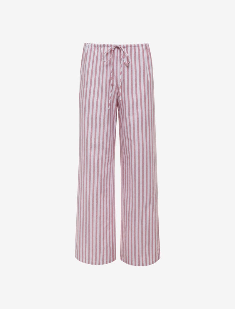 Cupid Stripe Drawstring Pants for Comfort