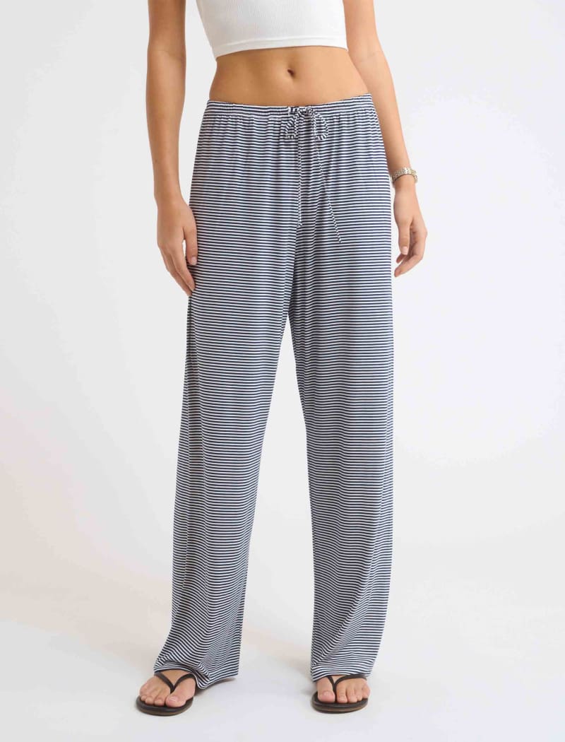Sailor Stripe Sunday Pants for Casual Wear